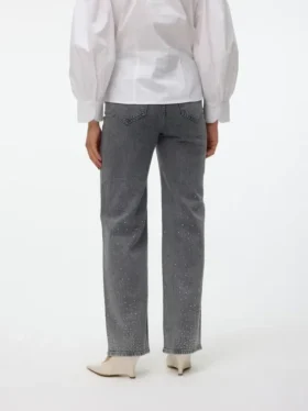 Vmtessa High Rise Wide Leg Fit Jeans