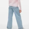 Vmtessa High Rise Wide Leg Fit Jeans