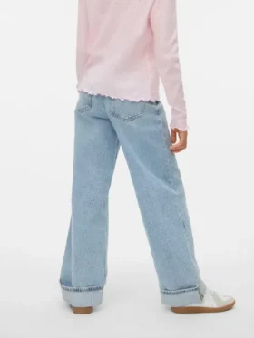 Vmtessa High Rise Wide Leg Fit Jeans