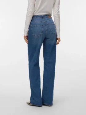 Vmtessa High Rise Wide Leg Fit Jeans