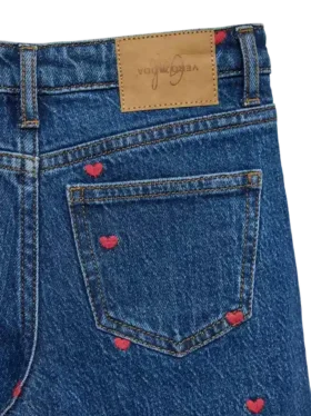 Vmtessa High Rise Wide Leg Fit Jeans