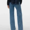 Vmtessa High Rise Wide Leg Fit Jeans