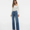 Vmtessa High Rise Wide Leg Fit Jeans