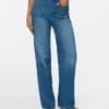 Vmtessa High Rise Wide Leg Fit Jeans
