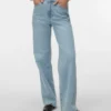 Vmtessa High Rise Wide Leg Fit Jeans