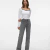 Vmtessa High Rise Wide Leg Fit Jeans