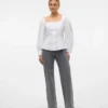 Vmtessa High Rise Wide Leg Fit Jeans