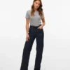 Vmtessa High Rise Wide Leg Fit Jeans