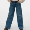 Vmtessa High Rise Wide Leg Fit Jeans