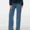 Vmtessa High Rise Wide Leg Fit Jeans