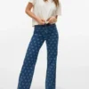 Vmtessa High Rise Wide Leg Fit Jeans