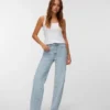 Vmtessa Rhinestone High Rise Wide Leg Fit Jeans
