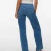 Vmtessa-Stretch High Rise Wide Leg Fit Jeans