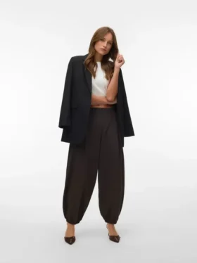 Vmtexas Mid Waist Trousers