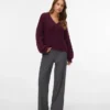 Vmtexas Mid Waist Trousers