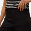 Vmtexas Mid Waist Trousers