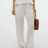 Vmthas Mid Waist Trousers