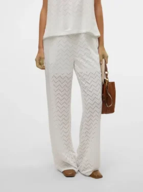 Vmthas Mid Waist Trousers