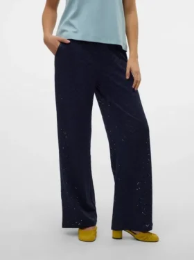Vmthas Mid Waist Trousers