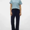 Vmthas Mid Waist Trousers