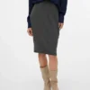 Vmtorino Mid Waist Midi Skirt