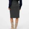 Vmtorino Mid Waist Midi Skirt