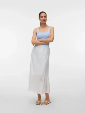 Vmtrine Mid Waist Long Skirt