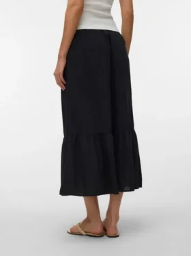 Vmtrine Mid Waist Long Skirt