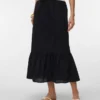 Vmtrine Mid Waist Long Skirt