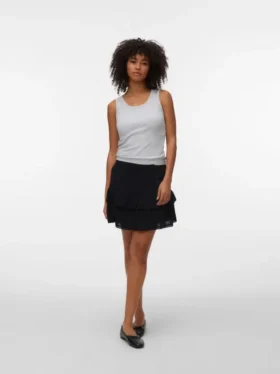 Vmtrine Mid Waist Short Skirt