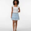 Vmtrine Mid Waist Short Skirt