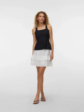 Vmtrine Mid Waist Short Skirt