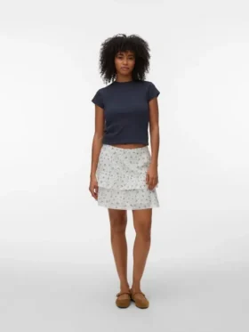 Vmtrine Mid Waist Short Skirt