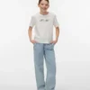 Vmvaleria Mid Rise Wide Leg Fit Jeans
