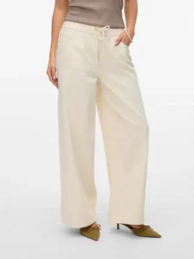 Vmvaleria Mid Rise Wide Leg Fit Jeans