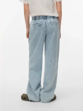 Vmvaleria Mid Rise Wide Leg Fit Jeans