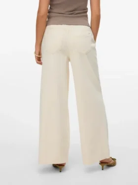 Vmvaleria Mid Rise Wide Leg Fit Jeans