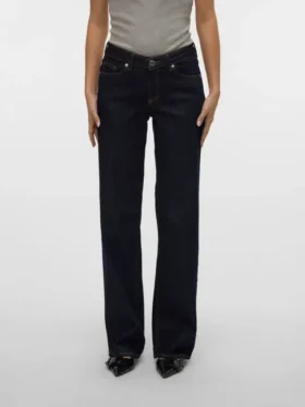 Vmvanessa Low Rise Wide Leg Fit Jeans