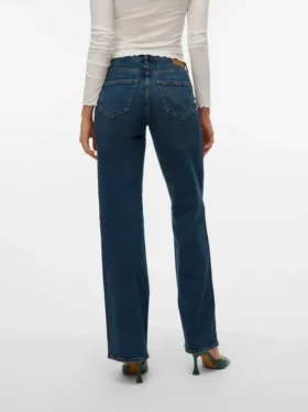 Vmvanessa Low Rise Wide Leg Fit Jeans