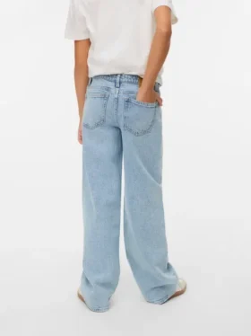 Vmvanessa Low Rise Wide Leg Fit Jeans