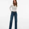 Vmvanessa Low Rise Wide Leg Fit Jeans