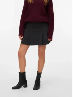 Vmvega Mid Waist Mini Skirt