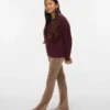 Vmvelvet Mid Waist Trousers