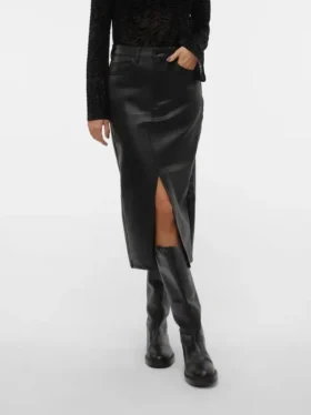 Vmveri High Waist Midi Skirt