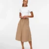 Vmvienna High Waist Corduroy Midi Skirt