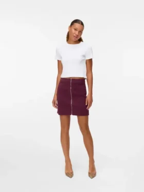 Vmvienna High Waist Corduroy Midi Skirt