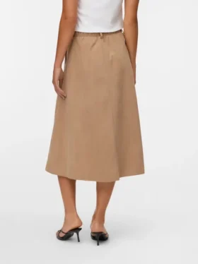 Vmvienna High Waist Corduroy Midi Skirt