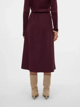 Vmvienna High Waist Corduroy Midi Skirt