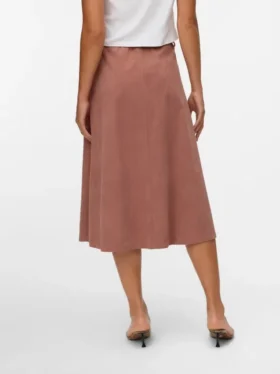 Vmvienna High Waist Corduroy Midi Skirt