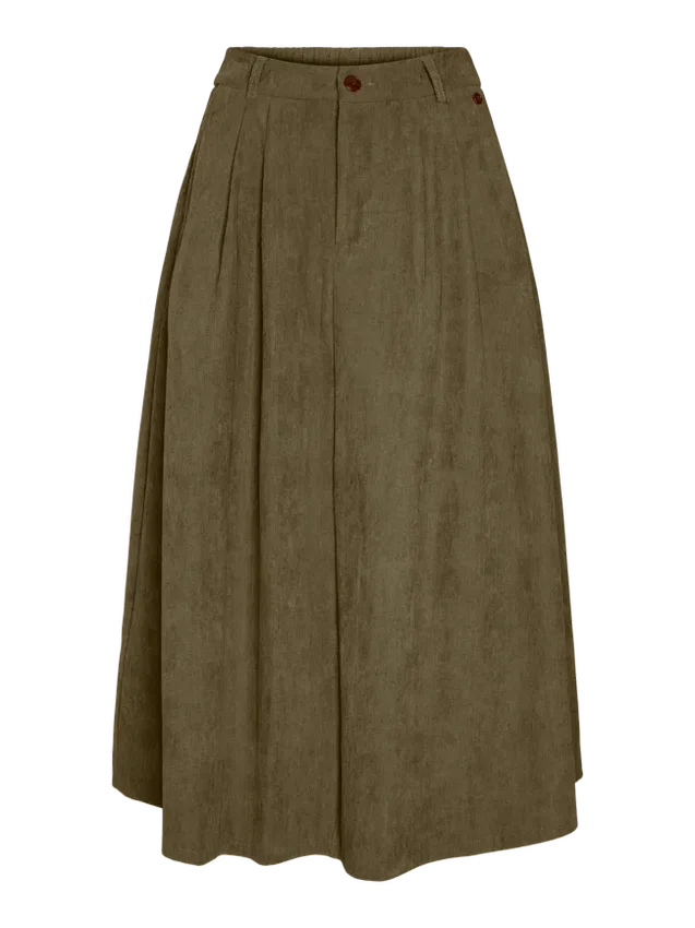 Vmvienna High Waist Corduroy Midi Skirt Vmvienna High Waist Corduroy Midi Skirt